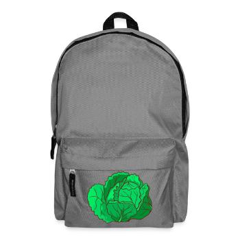 Wirsing Wirsingkohl Welschkohl Welschkraut Wirz - Backpack - elephant grey - Front