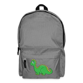dinosaur - Backpack - elephant grey - Front