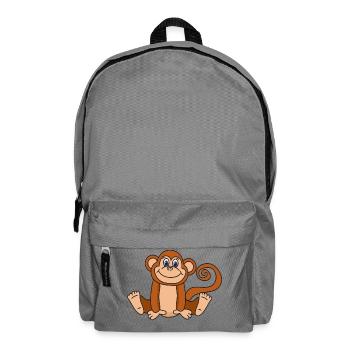 monkey - Backpack - elephant grey - Front
