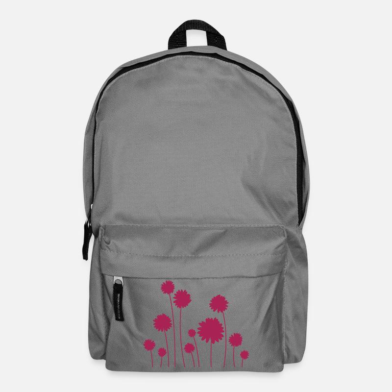 148_blumen_1 - Backpack - elephant grey