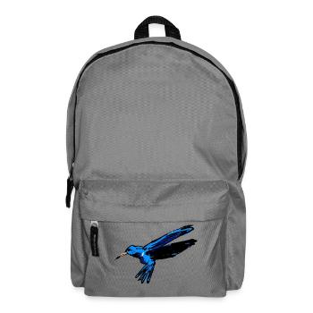 Colibri insecte nectar cadeau enfants hummingbird - Sac à dos - gris éléphant - Devant