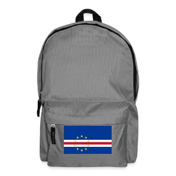 Kapverdische Flagge - Rucksack - Mittelgrau - Vorne