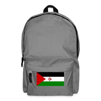 Drapeau du Sahara occidental - Sac à dos - gris éléphant - Devant