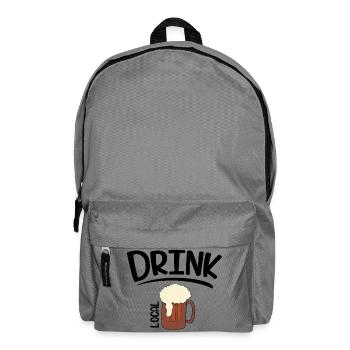 beer - Backpack - elephant grey - Front