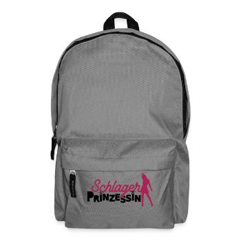 Schlager Prinzessin Deutscher Schlager Fans - Rucksack - Mittelgrau - Vorne