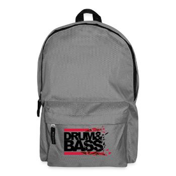 Drum 'n' Bass shattered - Backpack - elephant grey - Front