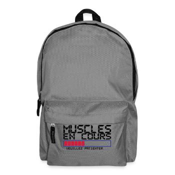 muscles en cours citation - Sac à dos - gris éléphant - Devant