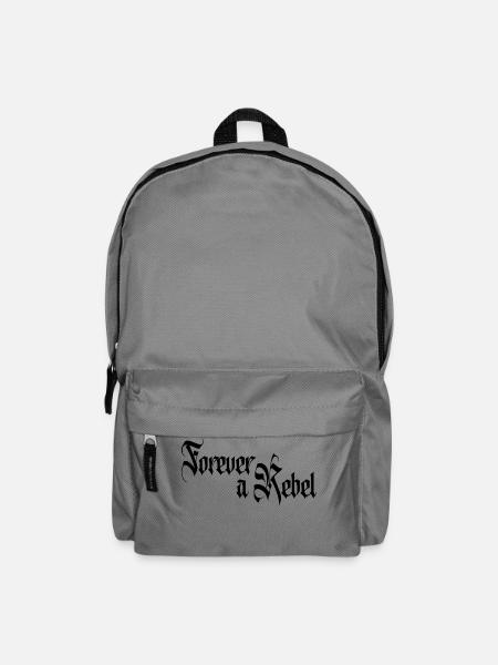 Forever a Rebel - Rucksack - Mittelgrau