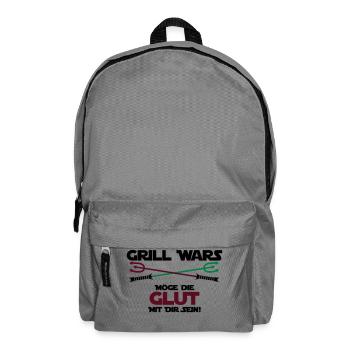 Grill Wars lueur trois couleurs - Sac à dos - gris éléphant - Devant
