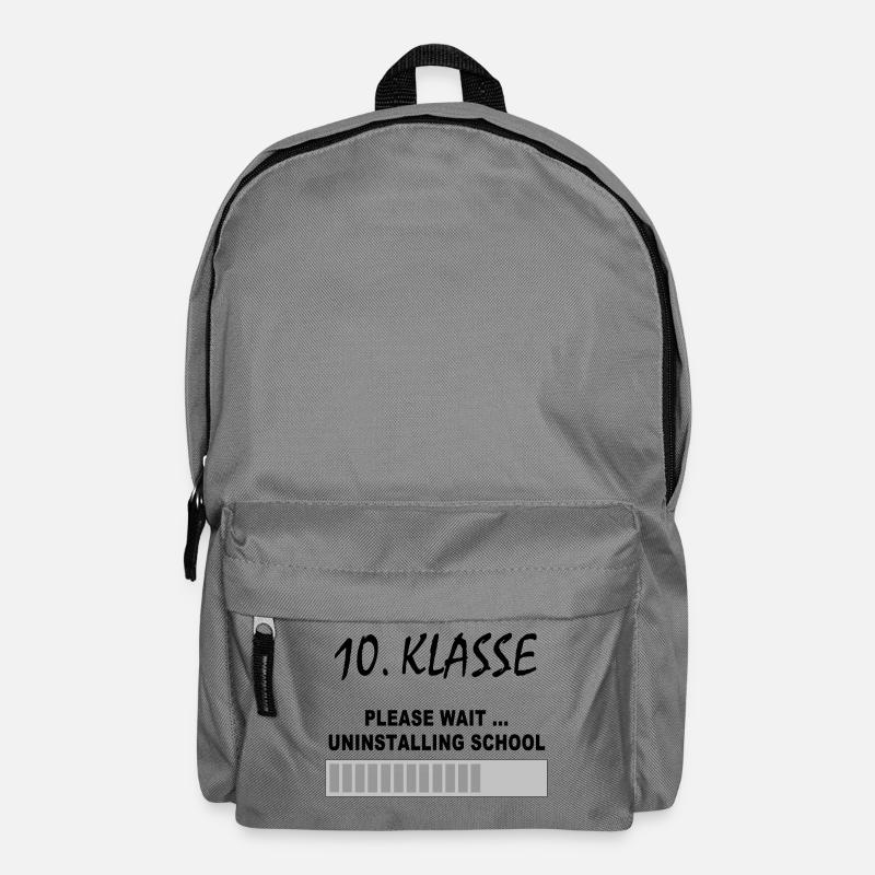 10. Klasse Abschluss Schule Lustiges Geschenk - Rucksack - Mittelgrau