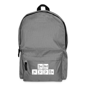 nerdy Send Nudes - Rucksack - Mittelgrau - Vorne