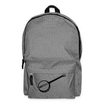 musical instrument plectrum banjo - Backpack - elephant grey - Front