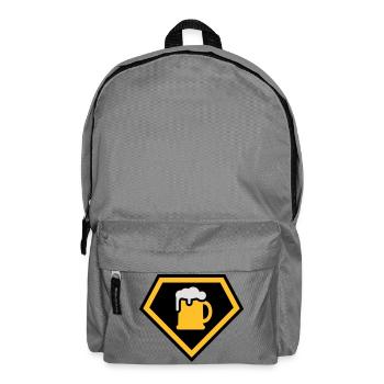 Super Drinking Team - Backpack - elephant grey - Front