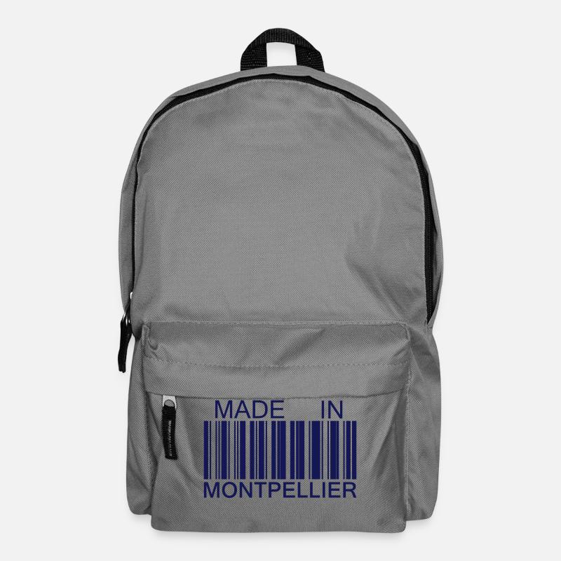 Made in Montpellier 34 Hérault - Sac à dos - gris éléphant