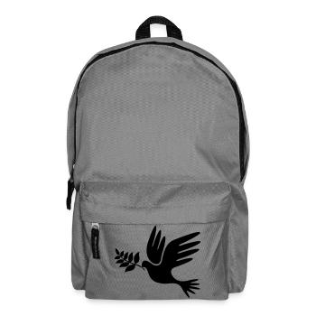 peace - Backpack - elephant grey - Front