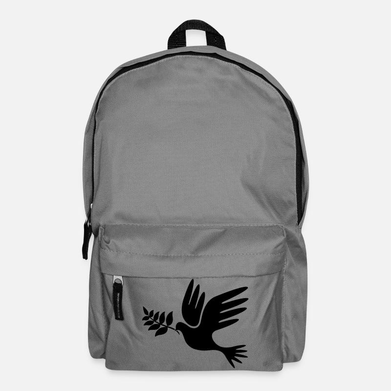 peace Frieden - Rucksack - Mittelgrau