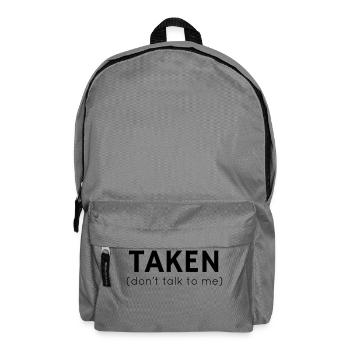 Taken - Don't Talk To Me - Rucksack - Mittelgrau - Vorne