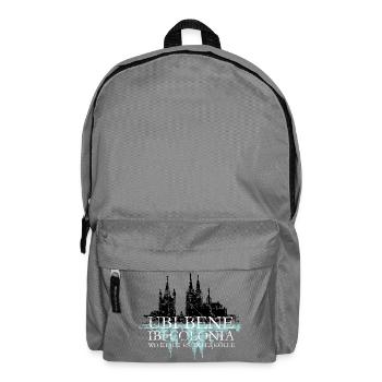 UBI BENE IBI COLONIA Köln Rhein Skyline Spruch - Rucksack - Mittelgrau - Vorne