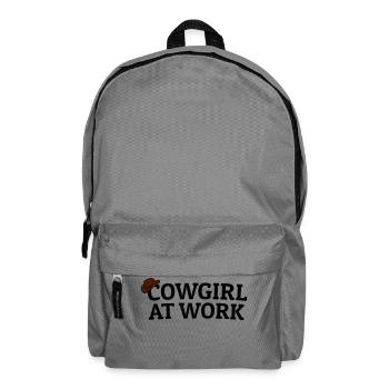 Cowgirls at work - Backpack - elephant grey - Front