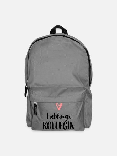 Lieblings Kollegin Beruf Arbeit Freundschaft - Rucksack - Mittelgrau