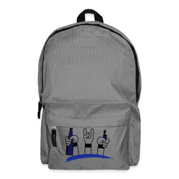 Festival - Rucksack - Mittelgrau - Vorne