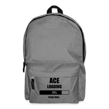 Tennis - Sport - Racket - Tennis Player - Tenis - Rucksack - Mittelgrau - Vorne