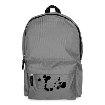 kleckse_01 - Rucksack - Mittelgrau - Vorne