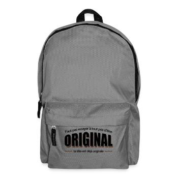 Dikkenek Original - Sac à dos - gris éléphant - Devant