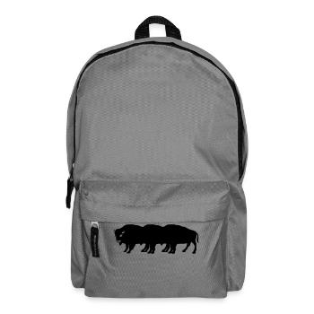 bisons - Rucksack - Mittelgrau - Vorne