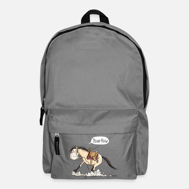 Yeah Haw Quarter Horse - Backpack - elephant grey
