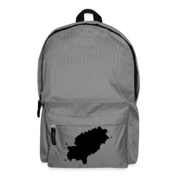ibiza island map - Rucksack - Mittelgrau - Vorne