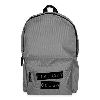 Birthday Squad - Backpack - elephant grey - Front