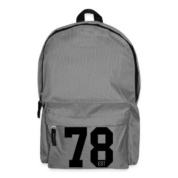 Number Design 78 – EST Sports Typography - Backpack - elephant grey - Front