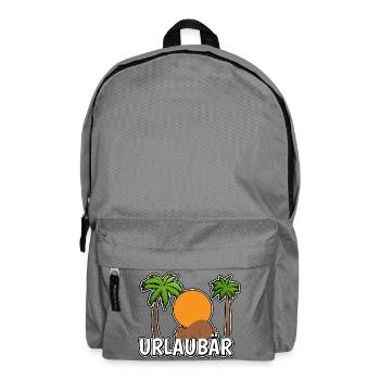 UrlauBär - Rucksack - Mittelgrau - Vorne