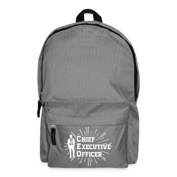 CEO - Chief Executive Officer - Backpack - elephant grey - Front