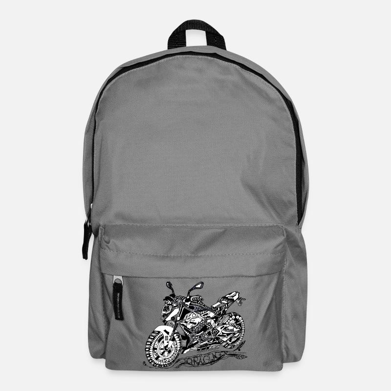 Biker saying - Backpack - elephant grey