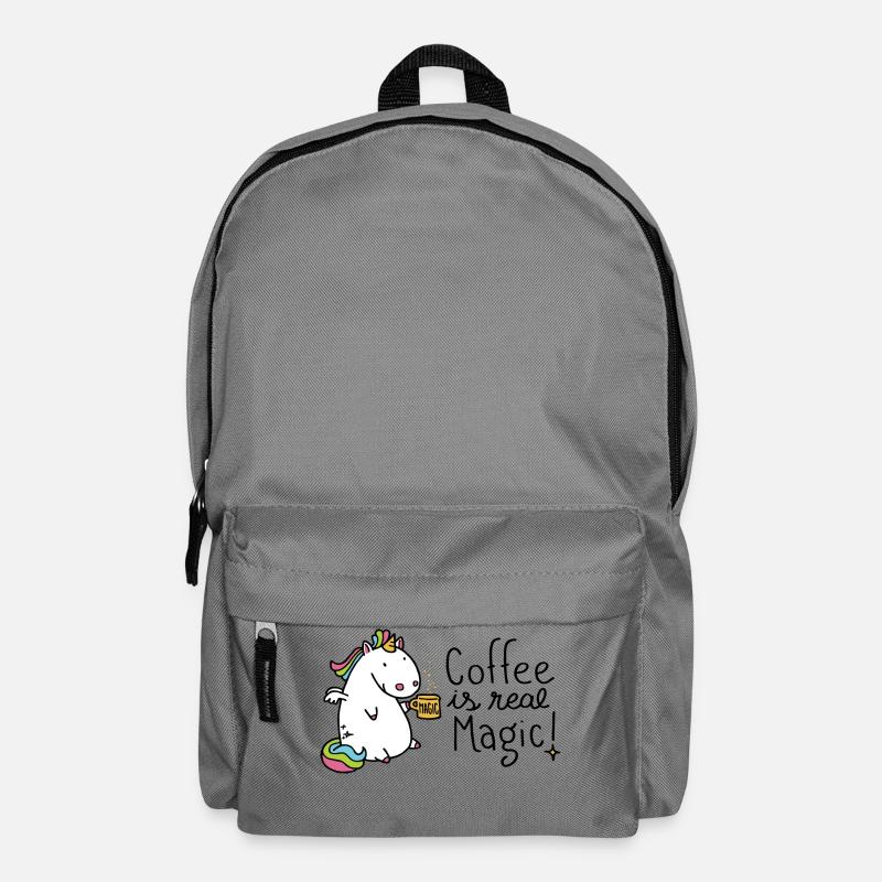 Coffee is real Magic - Rucksack - Mittelgrau