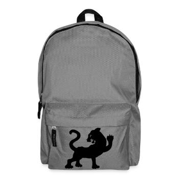 Tiger shadow figure - Backpack - elephant grey - Front