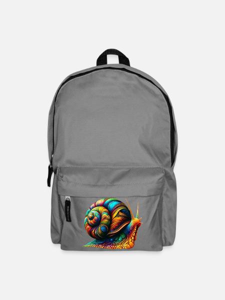 Schnecke - Rucksack - Mittelgrau