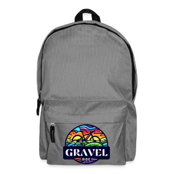 Cycliste de gravel Ride Sunset - Sac à dos - gris éléphant - Devant