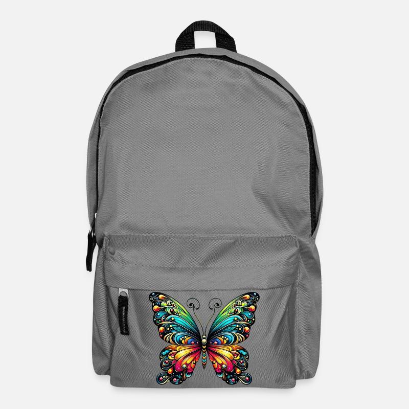 Papillon - Sac à dos - gris éléphant