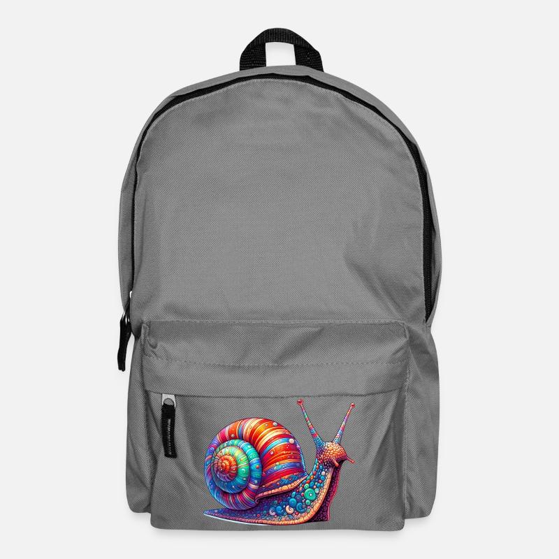 Schnecke - Rucksack - Mittelgrau
