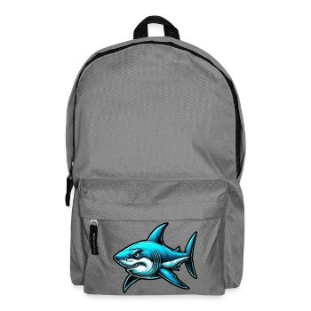 Shark - Backpack - elephant grey - Front