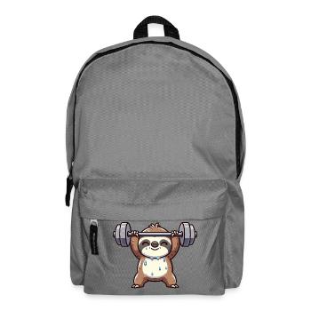 Entraînement d’haltères Sloth Fitness - Sac à dos - gris éléphant - Devant