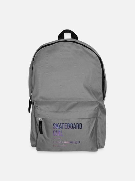 Skateboard Skateboard Skateboard - Rucksack - Mittelgrau