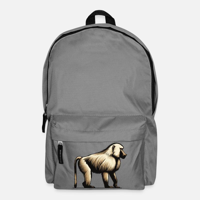 Pavian - Rucksack - Mittelgrau