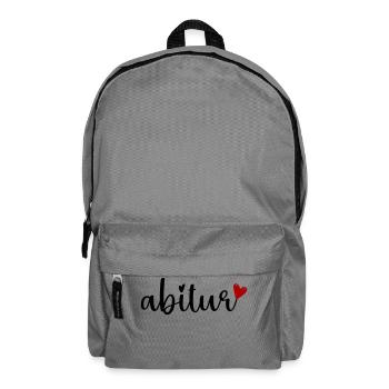 Abitur - Rucksack - Mittelgrau - Vorne
