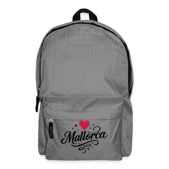Mallorca Herz - Rucksack - Mittelgrau - Vorne