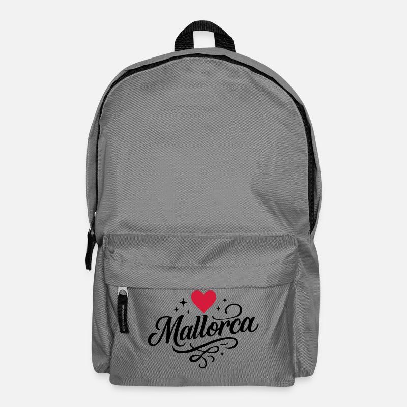 Mallorca Herz - Rucksack - Mittelgrau