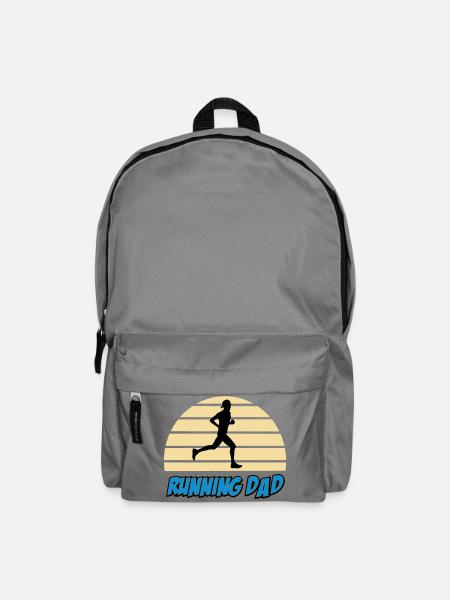 Running dad - Sac à dos - gris éléphant